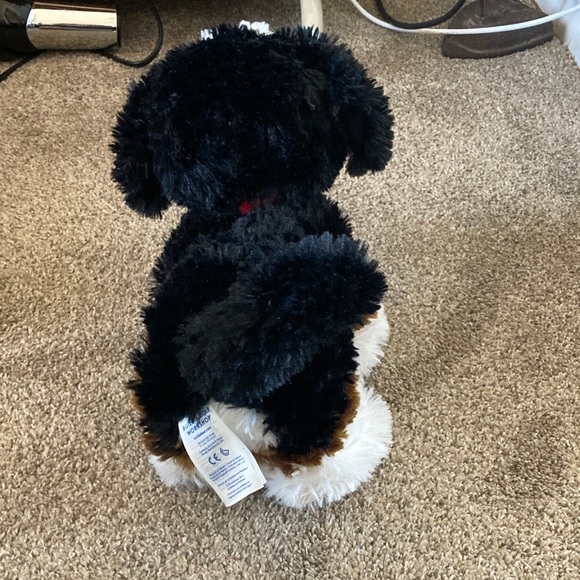 Build-A-Bear Promise Pet Bernese Mountain Black, White, and Brown Stuffed Dog - Picture 4 of 4
